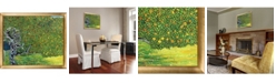 La Pastiche By Overstockart Golden Apple Tree Luxury Line with Luminoso Frame, 23" x 27"